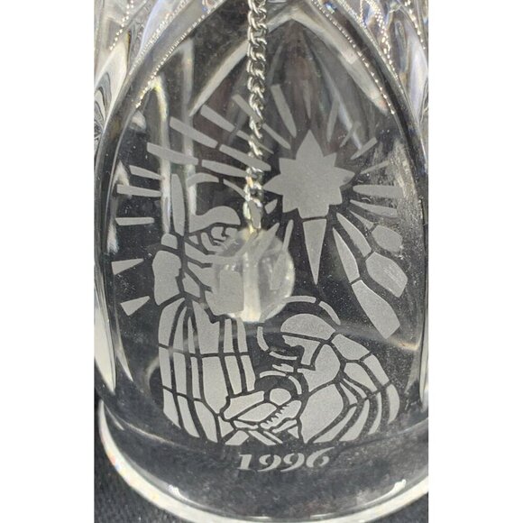 Waterford Crystal Ireland Songs of Christmas Bell Silent Night Nativity 5" 1996 - Picture 2 of 8